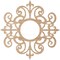 Ekena Millwork Dijon Wood Fretwork Pierced Ceiling Medallion, Alder, 24"OD x 7 3/4"ID x 1/4"T CMWP24X24X0250DIAL - alternate 4